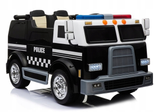 Policajné auto pre batériu čierne policajné auto l l