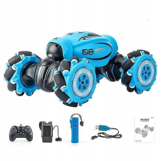 RC auto so 4 -kolesovým pohonom s hudbou, osvietené