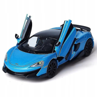 Vytiahnite späť autá McLaren 600LT vyrobené z kovu (