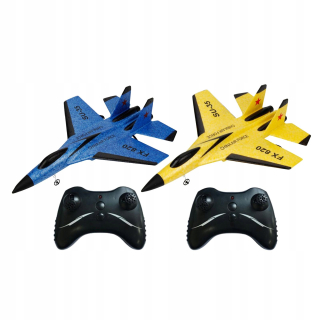 Lietadlá RC Aircraft - 1 modrá 1 žltá