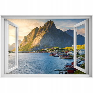 Self -adhézne 3D dýha Fiord Nórsko 90x60