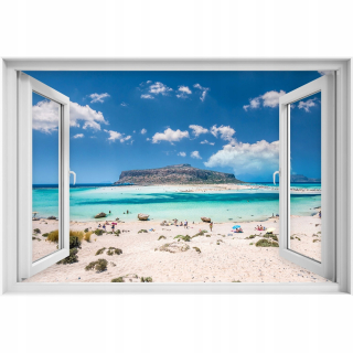 Self -adhézne 3D dýha Laguna Kreta 90x60