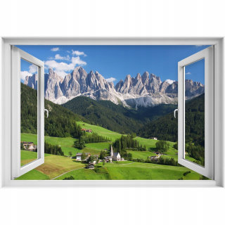 Samostatne 3D dýha talianske dolomity