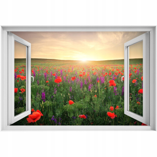 Samostatná dýha pre stenu 3D Maki Meadow