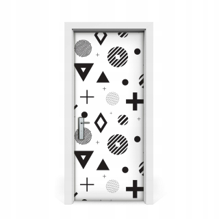 Samostatne geometrické vzory nálepiek 85x205