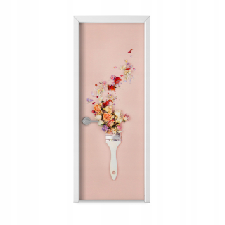 Samostatne prilepený domáci nálepka vzory Art Flowers