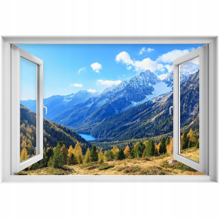 Samostatne 3D okno Alps Mount 90x60