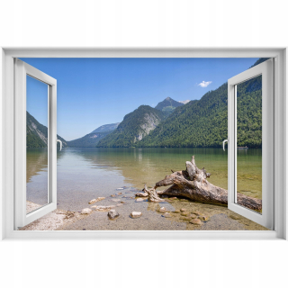 Koenigssee bavoria self -adhézne 3D okno