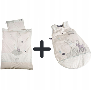 Sauthon Little Summer Sleepet + Noisette Bedding