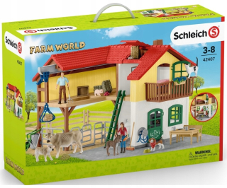 Schleich 42407 Country House s stajňou a zvieratami