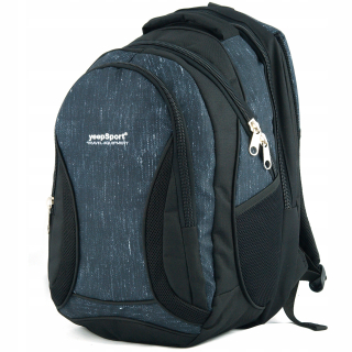 School Backpack viacerý rok kompation Yeepsport Black,