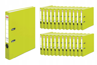 Segregátor A4 5 cm 50 mm 25ks neón Q.File Herlitz