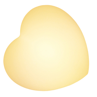 Srdcová stolová lampa láska neónová značka LED