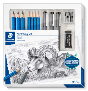 Sada písania utsils no Staedtler 12 kusov