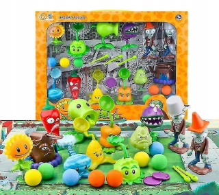 SetB Rastliny hračky Zombies Hračky Figuríny režim