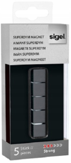 Sigel Magnets Strong 1 x 1 cm Neodymium