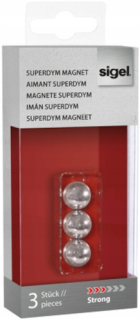 Sigel magnety pre sklenené dosky 1,2 cm Neodymium