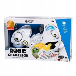 Strieborný robot Robo Chameleon Chameleon