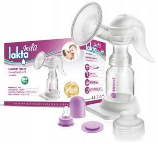 Simed Hand Brking Lactator Lacta Mila Bottle + Cumlík
