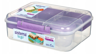 Sistema obedový box bento kontajner na 1,65 l Purple