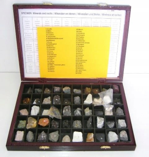Horniny a minerály - zbierka 56