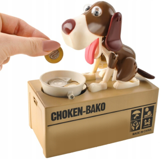 Piggy banka Interactive Dog Jie mince