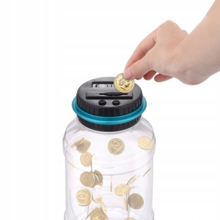 Piggy Bank s poľským pultom - Coins Pl