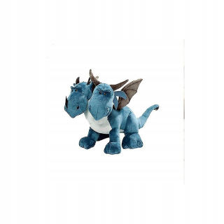 Krásny plyšový dinosaurus naplnený dvoma hlavami zab