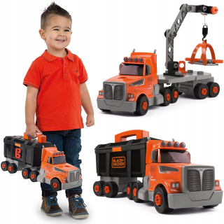 Smoby Truck 3in1 Black+Decker Tools
