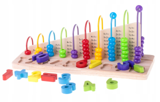 Drevené triedičné čísla učenia sa Abacus