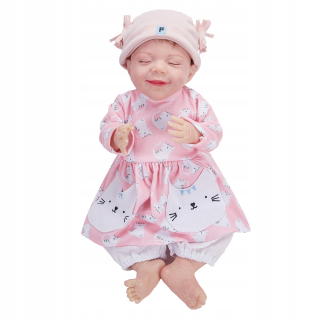 Spaecká bábika Doll Doll v mačacích šatách