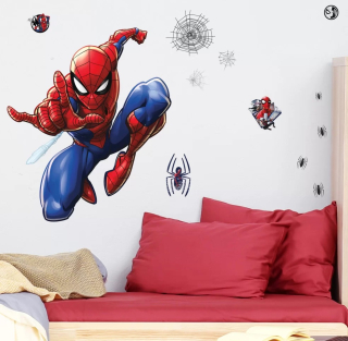 Spiderman vinylové nálepky na dekoráciu steny