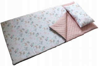 Spací valec s predškolákom Dirty Pink 70x140 + Freebies