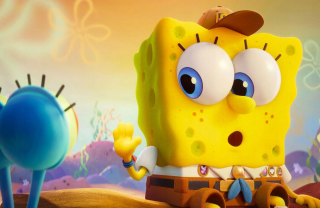SpongeBob filmový nástenný maľba detí 200x130cm