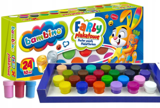 St.Majewski plagátové farby Bambino 24 col 10 ml