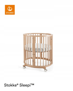 Stokke Sleepi mini oválna detská postieľka s matracom nat