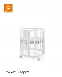 Stokke Sleepi mini oválna detská postieľka s matracom Whi