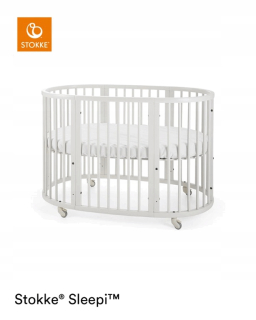 Stokke, Sleepi - oválna detská postieľka s bielym matracom