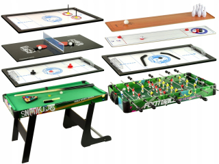 Tabuľka hry 8in1 Table futbalový pong biliard spiel