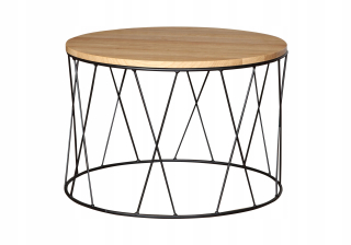Konferenčný stolík Columbia Natural Oak 70x70 cm