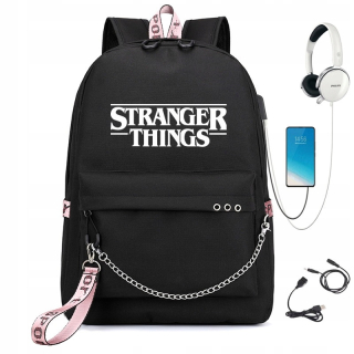 Stranger Things Teen School Batoh s USB