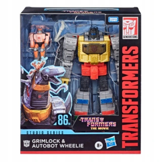 Štúdiová séria Transformers Grimlock a Wheelie