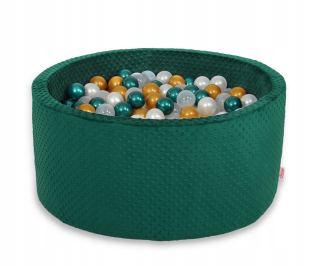 Suchý bazén Minky H-40 cm s loptičkami 200 ks- bylina