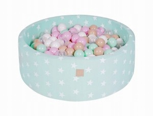 Suché mäty bazén Mint Stars 30 cm 200Pieł