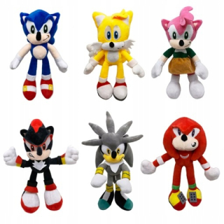 Super Sonic the Hedgehog plyš Mascot 6 ks
