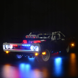 LED svetlá pre súpravu LEGO Dodge Charger 42111