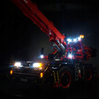 LED svetlá pre súpravu LEGO Terrain Crane 42082