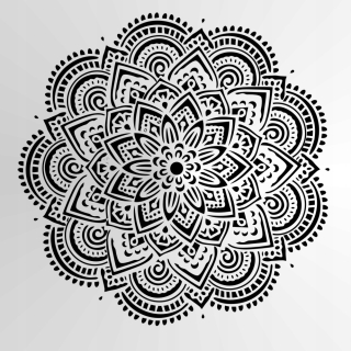Maľovanie šablóny, maľovacie šablóny, mix mandala