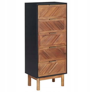 Kabinet, 45x32x115 cm, Solid Acacia a MDF