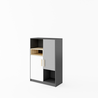 Pok-06 kabinet, grafit/šedá, Lenart, Freebies